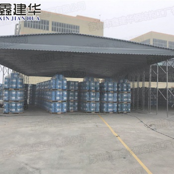 唐山开平区雨棚遮阳蓬推拉蓬-定做夜市大排档带轮活动伸缩帐篷挡雨棚