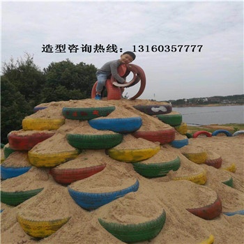 废旧轮胎工艺品公司幼儿园彩绘卡通动漫定制废旧轮胎工艺品公司摆件雕塑
