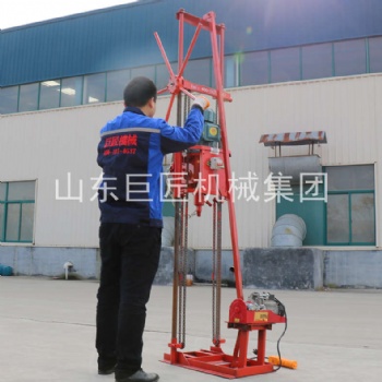 巨匠供货30米QZ-2DS型高效率岩石取样钻机3.6kw电动勘探钻机