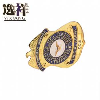 逸祥金属烤漆徽章定制加工生产logo纪念币 压铸钥匙扣 可来图定制各类金属工艺品