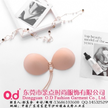 硅胶隐形文胸女婚纱用小胸加厚聚拢防滑上托胸贴