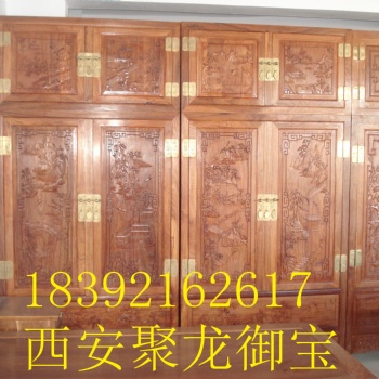 西安仿古红木衣柜 老榆木衣柜厂家批发 中式衣柜定制价格