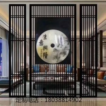 佛山臻劲不锈钢屏风双色不锈钢隔断中式不锈钢隔断