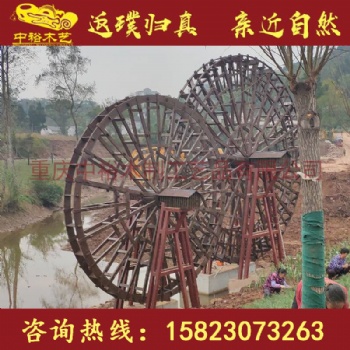 上海防腐木仿古水车，脚踏水车，龙骨水车，景观水车定做生产厂家，欢迎来电咨询
