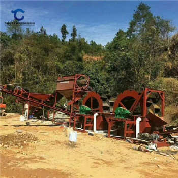 中山全自动小型洗砂机 双排水轮洗砂生产线现货
