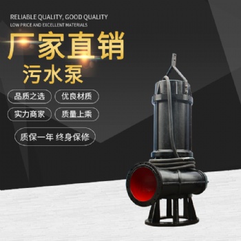 潜水排污泵厂家现货 QZB立式大流量潜水污水泵