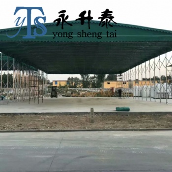 雅安物流帐篷门口雨棚窗口伸缩蓬推拉帐棚