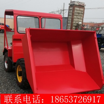 工地2吨铁棚前卸式混凝土蹦蹦车 拉砖四轮前翻斗车操作简单