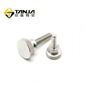 TANJA T92 滚花旋钮手柄 不锈钢304旋钮 紧固把手 **器械旋钮