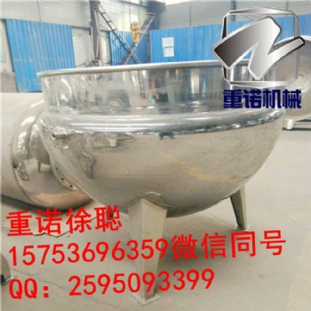 鹌鹑蛋卤制夹层锅，立式蒸汽夹层锅