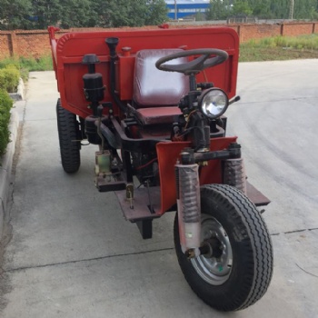 山东优质柴油三轮车 22马力建筑工程三轮车 液压自卸翻斗车