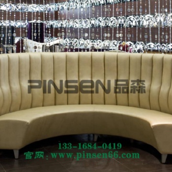 餐厅桌椅定制价格 弧形卡座定制 卡座沙发图片