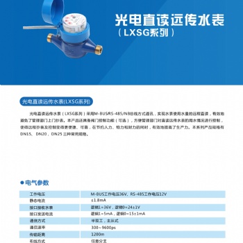 河南光电远传直读水表--郑州三晖--国家经贸委推选品牌 , 厂价