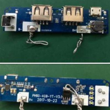 ETA6980是一款3V以上全程5V2.4A可调电量灯，OVP输入耐压20V带NTC移动电源方案IC