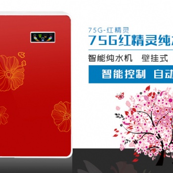 红精灵家用纯水机 RO纯水机 壁挂纯水机 家用净水器 厨房净水机