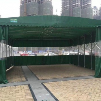 长沙定制推拉蓬户外伸缩折叠活动帐篷大排档夜宵遮阳棚移动车棚