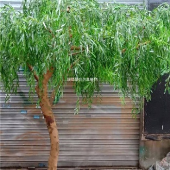 仿真柳树 假垂柳绿色仿真柳树 led景观柳树