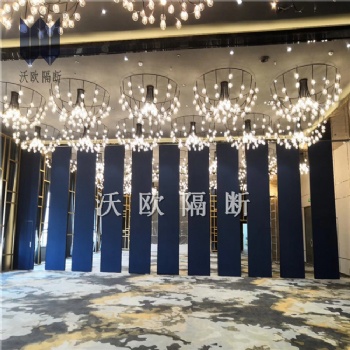 移动隔断屏风隔音门|酒店隔断门|酒店隔断吊趟门