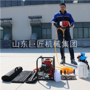 巨匠BXZ-1型单人背包岩石取芯钻机小型山地勘探钻机操作简单