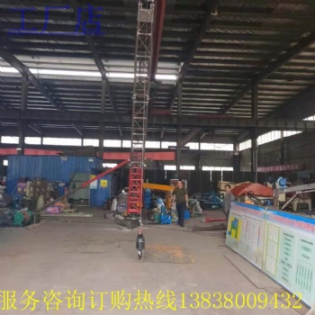 高楼层小吊机报价 爬杆吊 三角吊 扒杆吊 超高运行液压全自动360旋转吊运机 6万