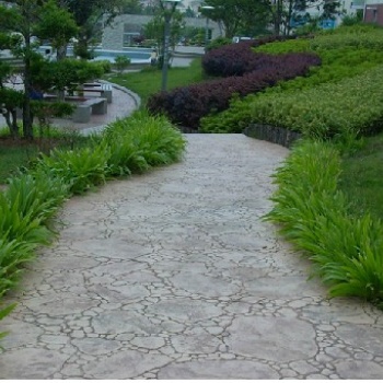 淮南道路彩色景观地坪的做法