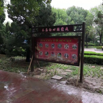 郑州钧道厂家户外宣传栏厂家