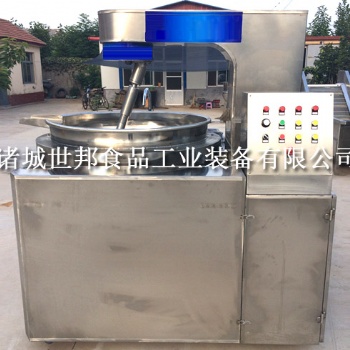 全自动电磁加热炒锅行星搅拌夹层锅炒锅自动翻料出料