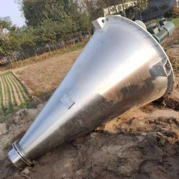 3000L两台2000L两台不锈钢双螺旋锥形混合机，全新未进料，防爆电机，底部气动梅花错位阀，