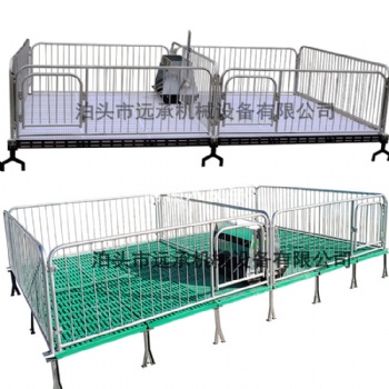 建华养殖2.1×1.8单体母猪产床养猪设备 热镀锌管单体母猪产床