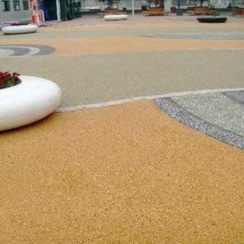 厂家供应混凝土透水地坪材料承揽工程施工