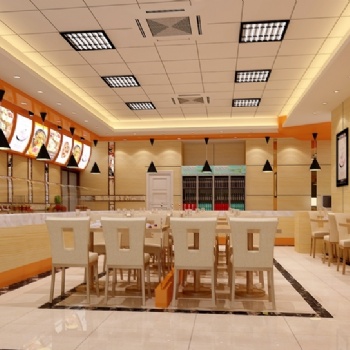 南京快餐店装潢设计，餐饮店装修这样一步步来，餐餐火爆