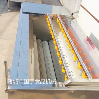 诸城国宇1500土豆毛辊清洗去皮机