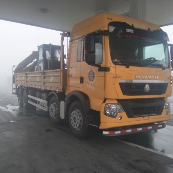 陕西省︱重汽︱四轴随车叉车式计量检衡车
