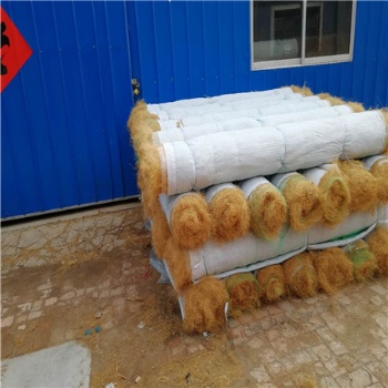 麻椰固土毯天然麻网椰丝复合环保草毯pp椰纤维生态毯环保型椰丝毯