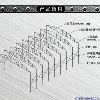 天津静海区推拉雨棚厂家定制