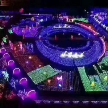 彩灯，大型灯光展,水幕电影