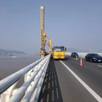 义乌16米桁架式桥梁检测车租赁，新顺畅桥检车出租价格合理