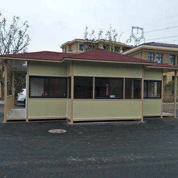 嘉兴岗亭 嘉兴雕花板岗亭 嘉兴停车场收费岗亭 外形美观