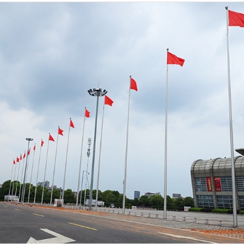 江西红旗杆生产厂家 不锈钢学校旗杆