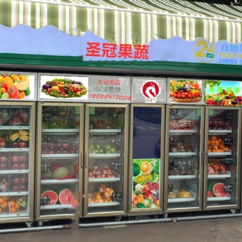 广州蔬菜水果称重无人售货机
