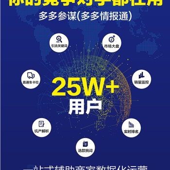 拼多多商家如何看销量监控 多多情报通掌握拼多多全方位大数据