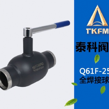 泰科阀门不锈钢全焊接球阀Q61F-25C DN65手动放水定制