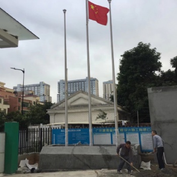 赣州旗杆厂加工定制学校旗杆 酒店旗杆 工地旗杆 旗杆安装生产厂家