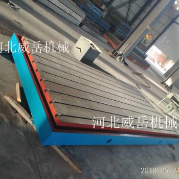 筋板式结构铸铁平台精度稳定不易变形的原因