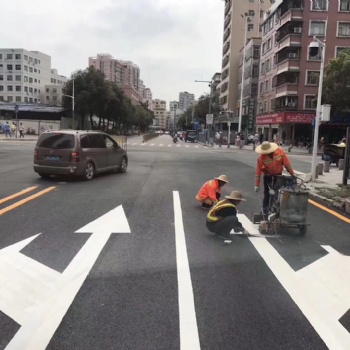 深圳市政工程承包、马路标线、沥青路划线、交通斑马线减速标线