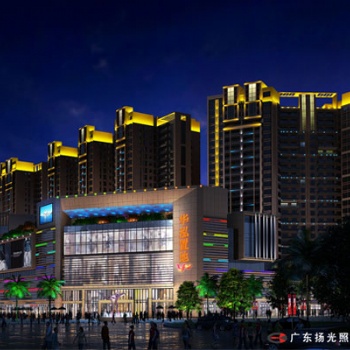 惠州星岸城夜景灯光工程亮化