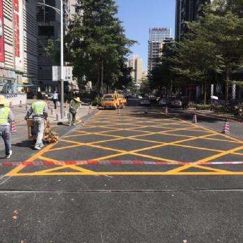 马路标线、交通减速线、反光漆标线、禁停线、分道线、斑马线、热熔标线