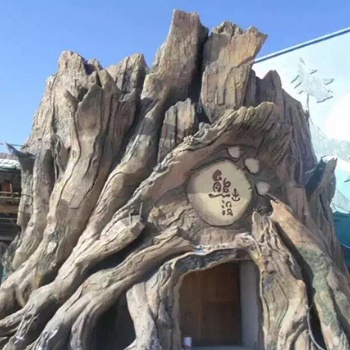 常见的成都天逸景观仿木工艺的制作及仿木制品的特点