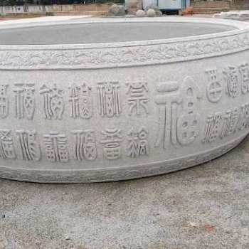 石材水缸，石雕水缸，花岗岩水缸
