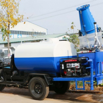 厂家三轮雾炮洒水车工地用防疫消毒喷雾机会喷水道路除尘清洗机